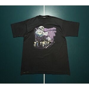 Vintage Sturgis Black Hills Rally Mount Rushmore T-Shirt‎ Size XL Black 1998 90s